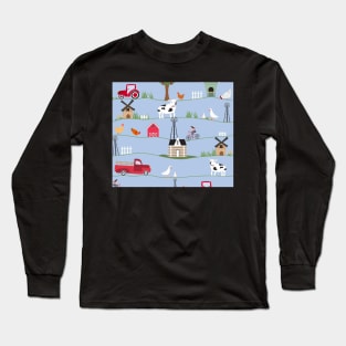 cows patterns Long Sleeve T-Shirt